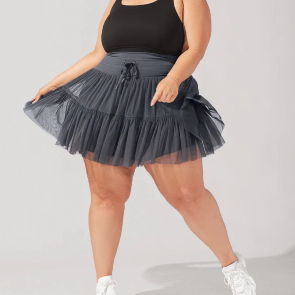POPFLEX Charcoal Mini Skirt